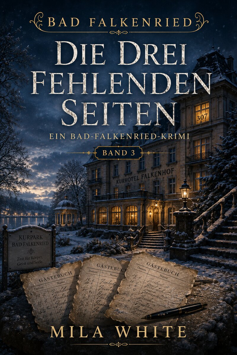 Cover: Bad Falkenried – Die drei fehlenden Seiten